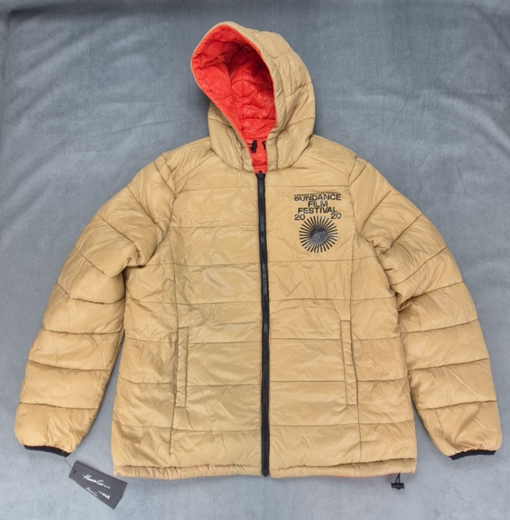 Kenneth Cole Sundance Film Festival 2020 Reversible Hooded Puffer Jacket Large